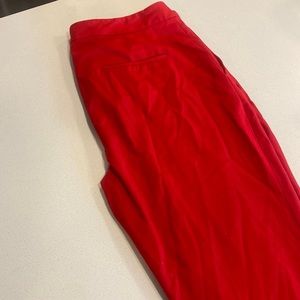 red pants
